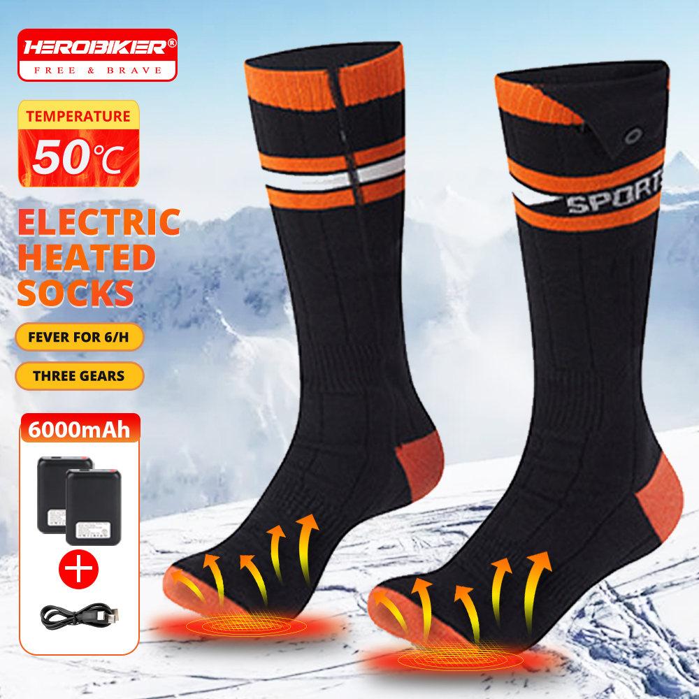Thermal Sock Winter - Heating Socks 6000mah Battery Rechargeable Anti-Cold