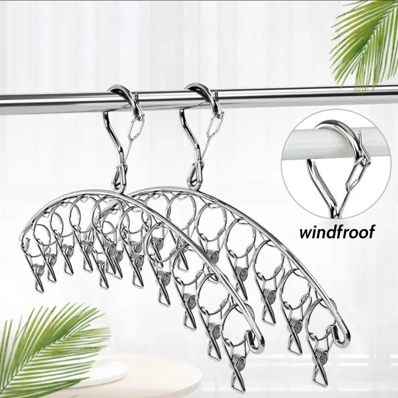 10 Clips Stainless Steel Cloth - Sock Organizer Tray review and price