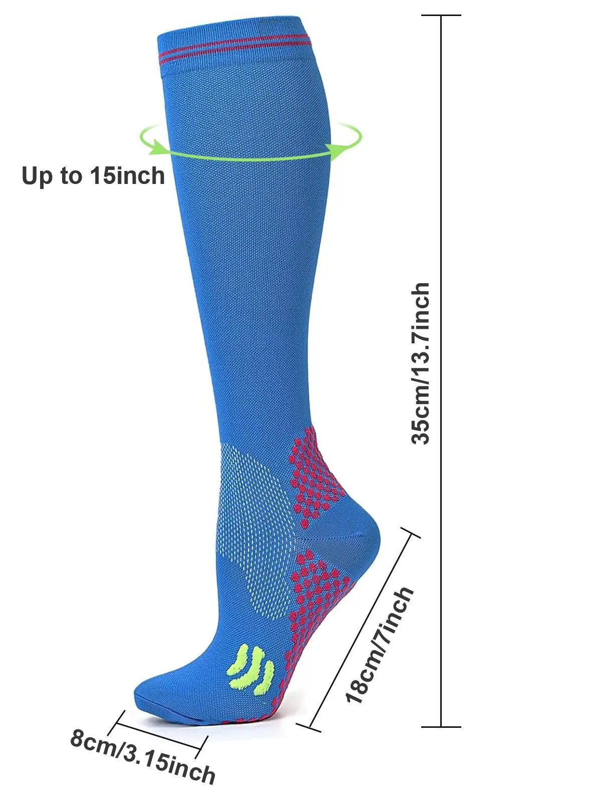 3 Pairs Compression Socks Unis - Knee High Sock Women review and price