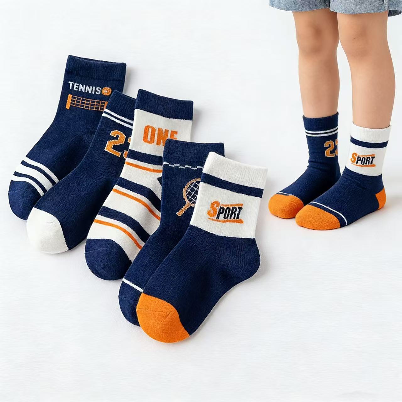 Children's Socks 5-Pack – Boys - Cotton Crew Sock Pack review and price