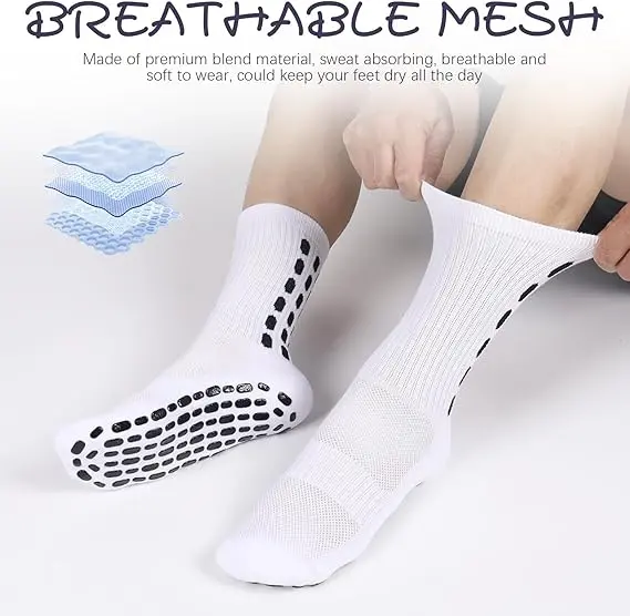 AMLANG Men's Non Slip Grip Soc - Grip Sock Yoga review and price