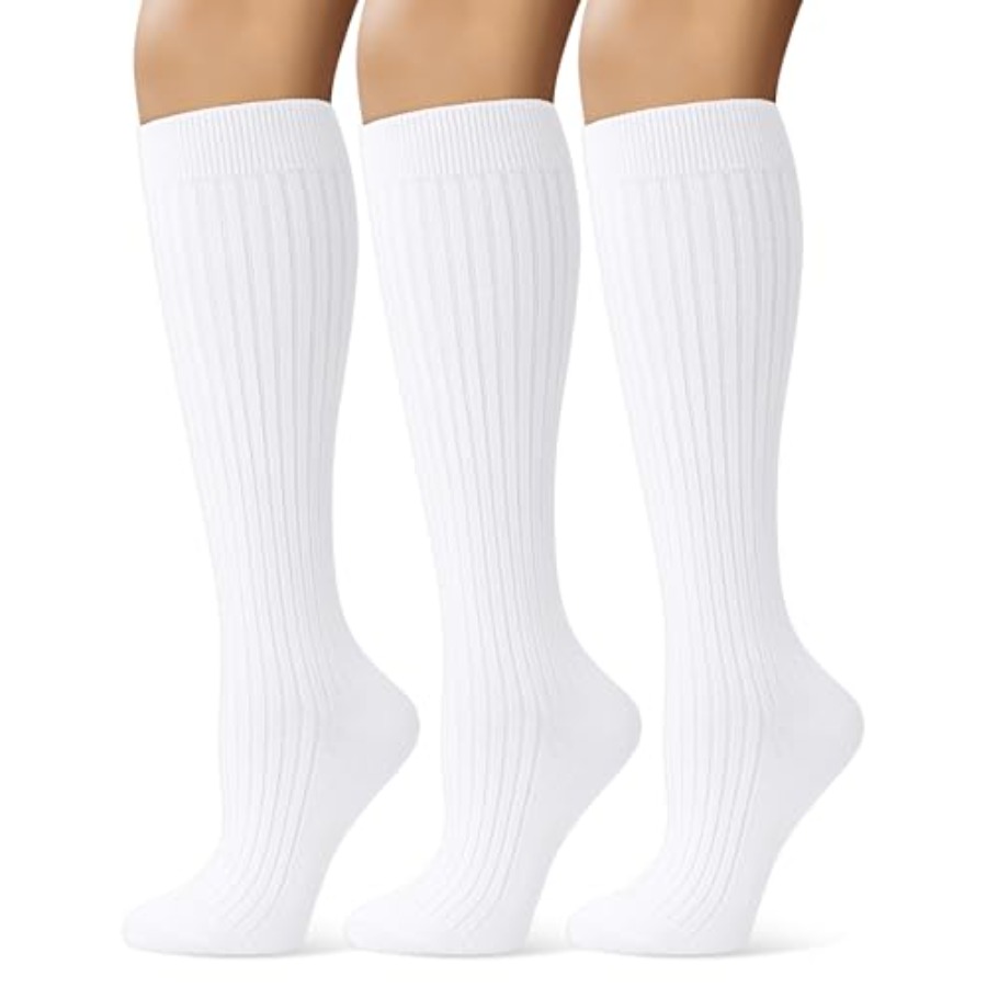 Justay 3 Pairs Womens Knee Hig - Boot Sock Slouchy review and price
