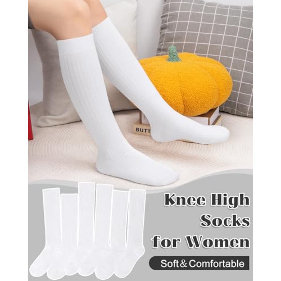Justay 3 Pairs Womens Knee Hig - Boot Sock Slouchy review and price