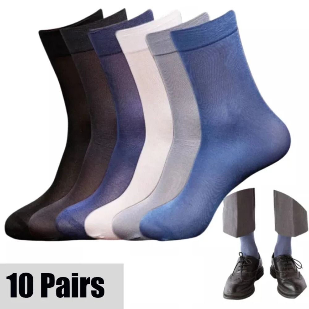 10pairs Men Ice Silk Socks Sum - Silk Sock Bamboo review and price