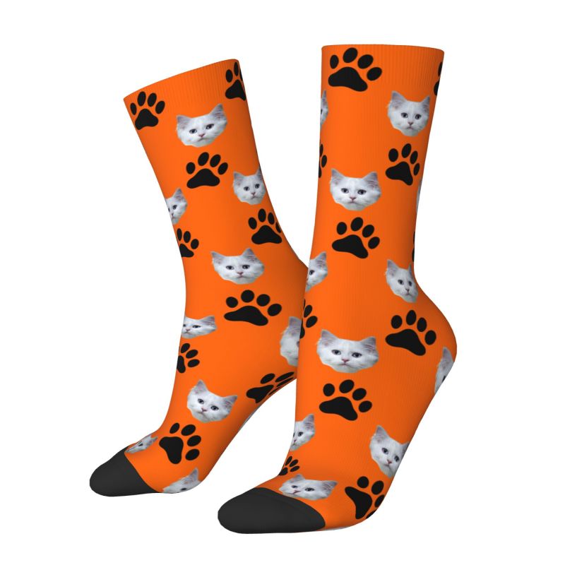 Custom Personalized Cat Head F - Dress Sock Men review and price