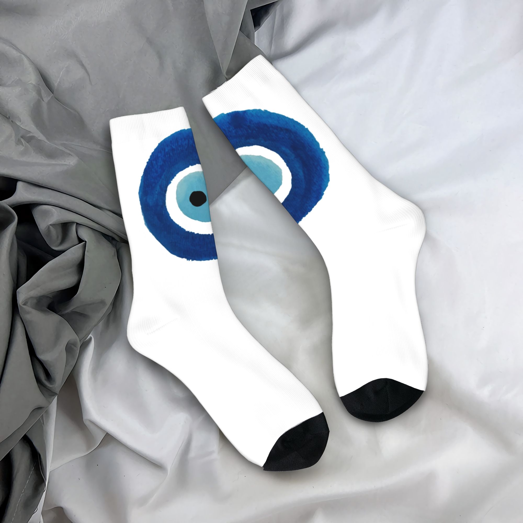 Custom Watercolor Evil Eye Naz - Dress Sock Men review and price