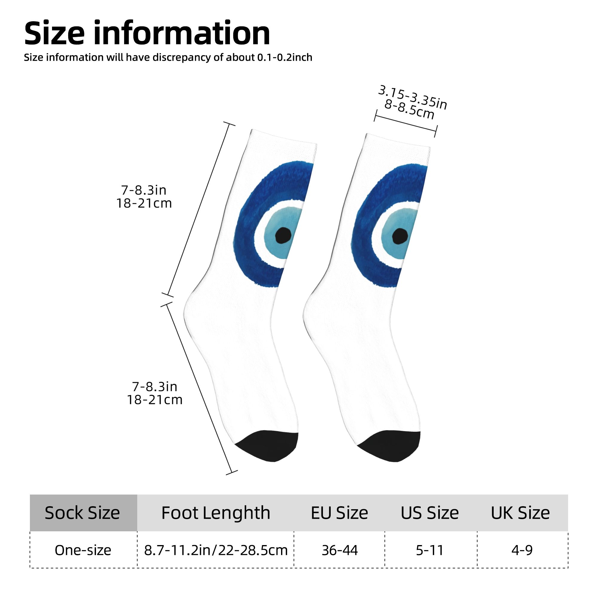 Custom Watercolor Evil Eye Naz - Dress Sock Men review and price