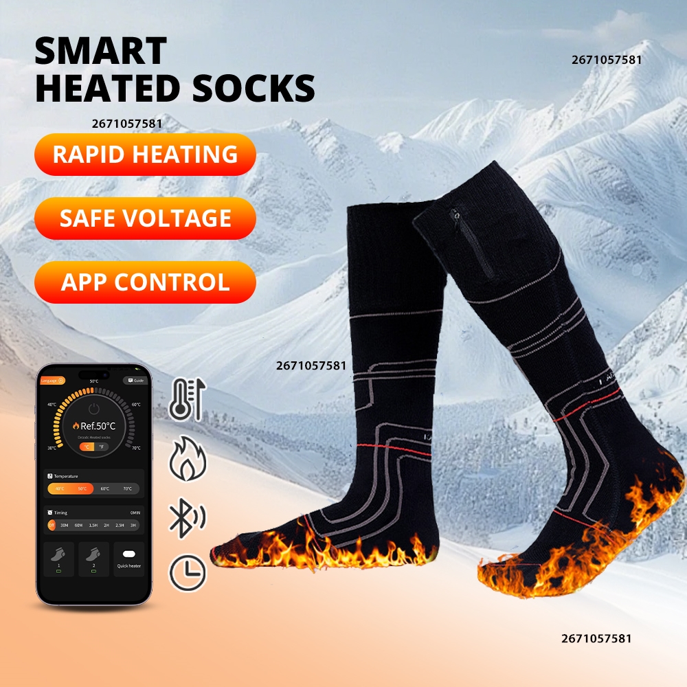 APP Control Heated Socks Recha - Thermal Sock Winter review and price