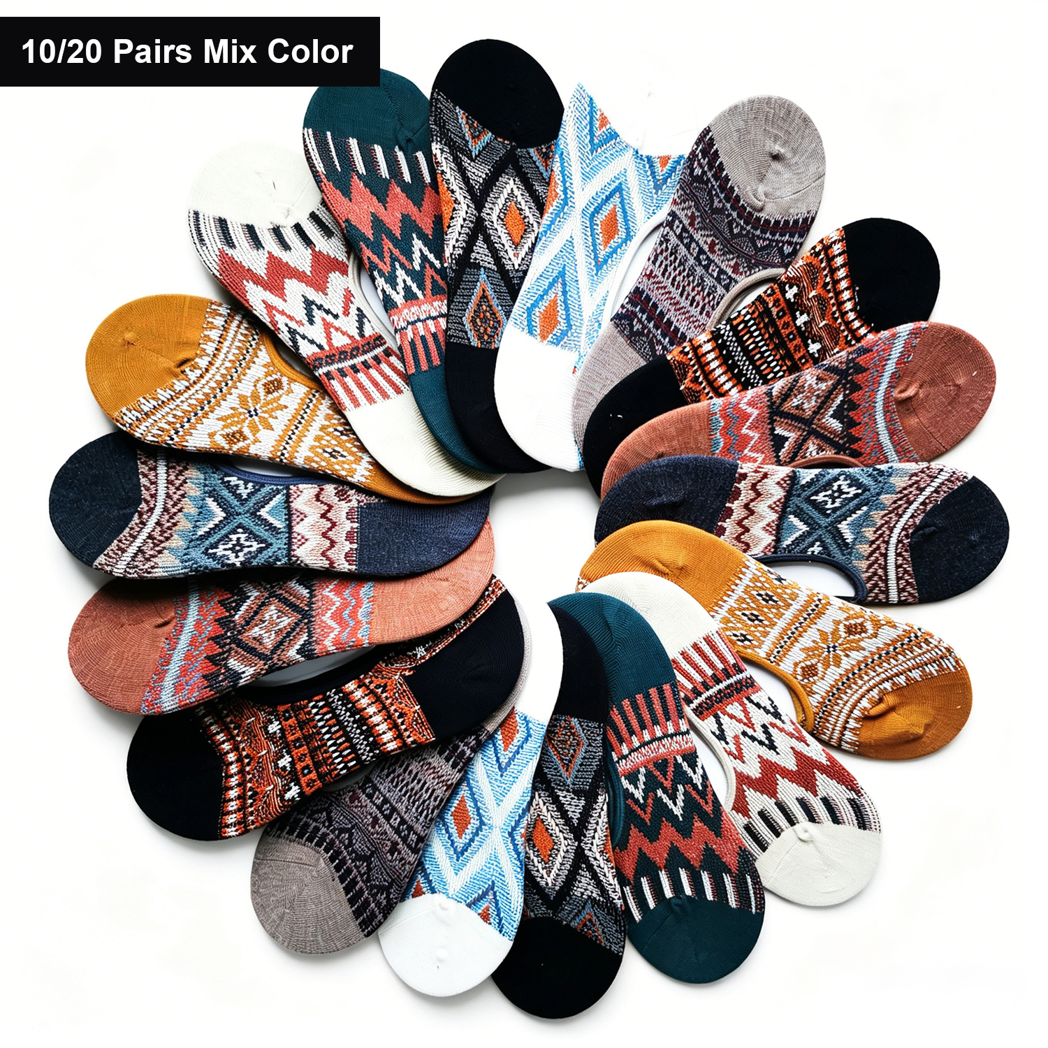 10/20 Pairs No Show Socks Men  - No Show Sock Women review and price