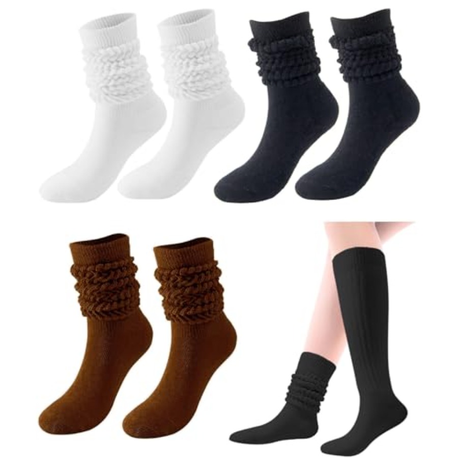 PLULON Slouchy Socks for Women - Boot Sock Slouchy review and price